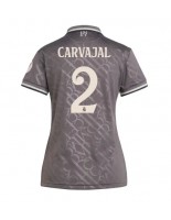 Real Madrid Daniel Carvajal #2 Tredjedrakt Dame 2024-25 Korte ermer